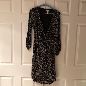 Cache Leopard Print Dress Size M